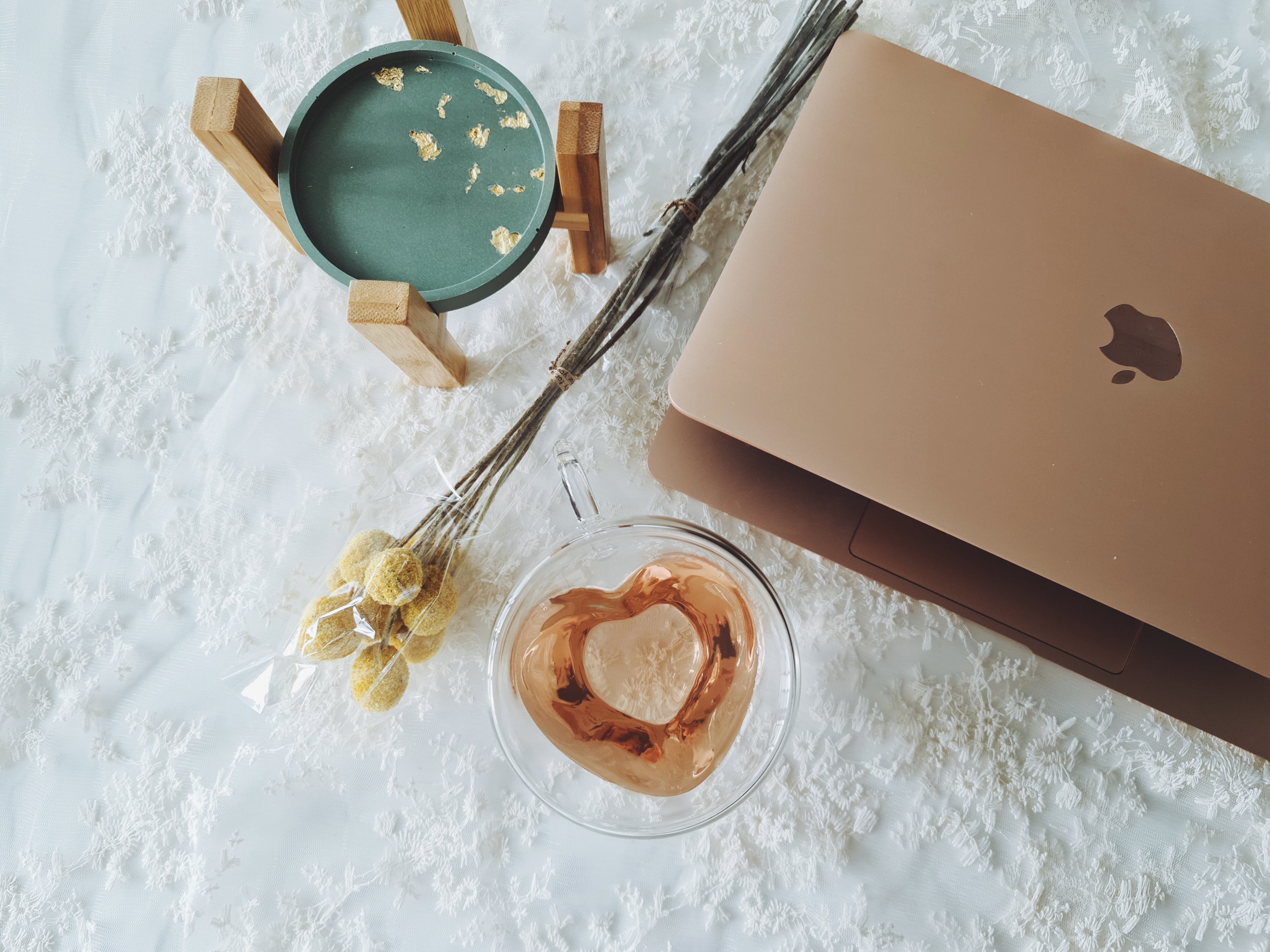 Heart-shaped Double-wall Glass Cup