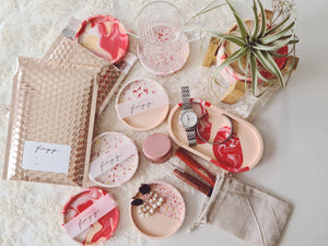 Lychee Rose - Round Half Terrazzo