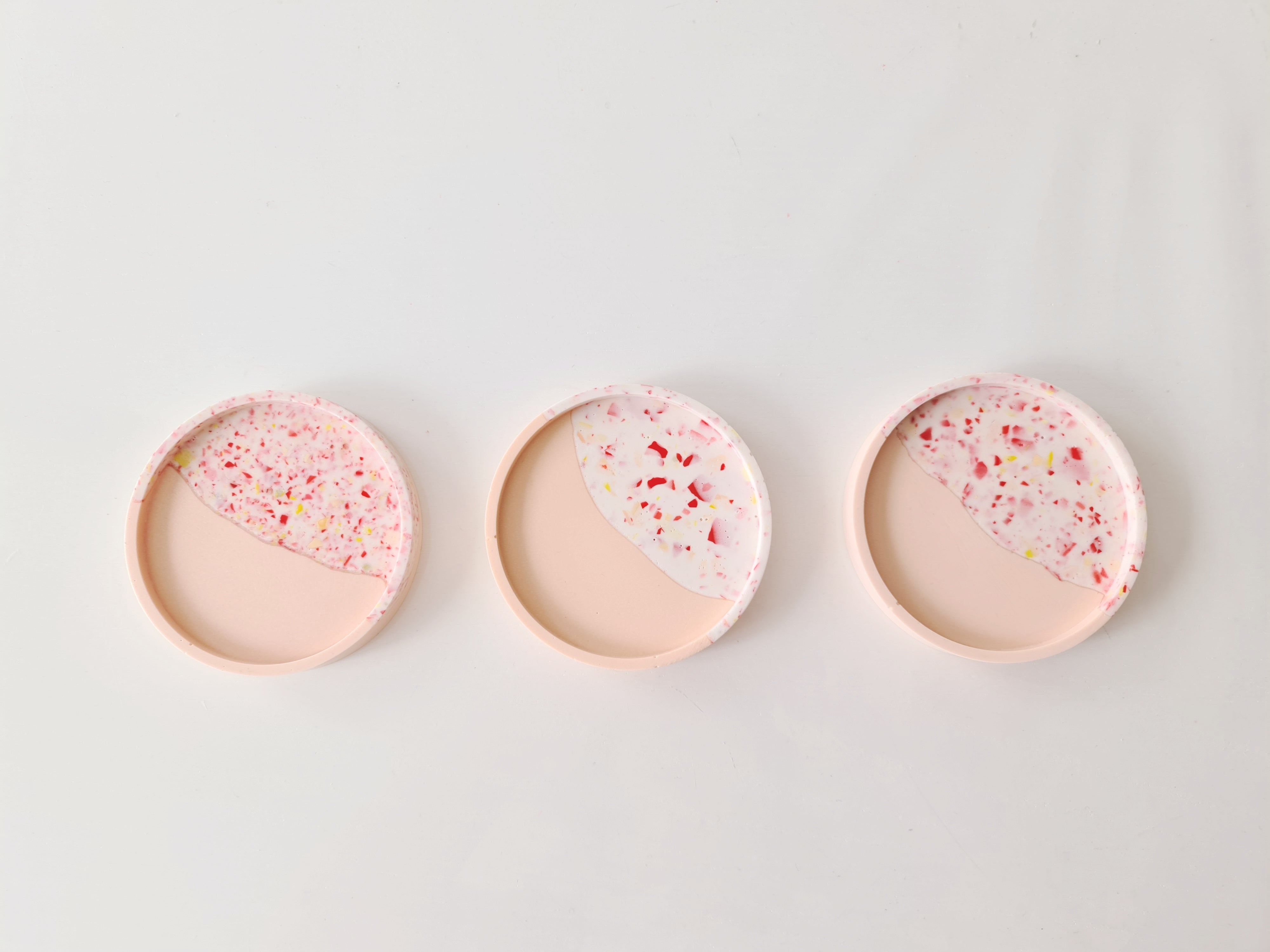 Lychee Rose - Round Half Terrazzo