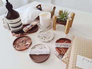 Tiramisu - Round Half Terrazzo