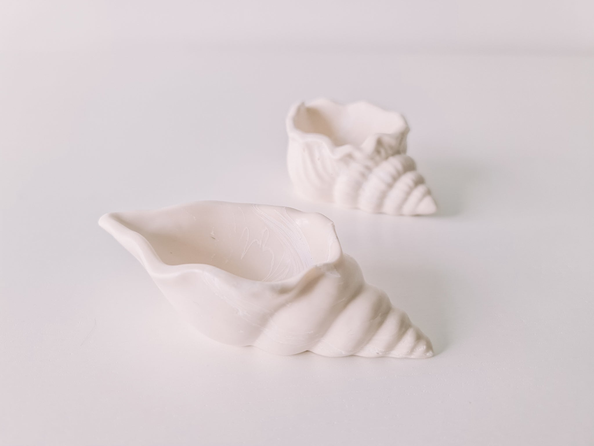 [Online Exclusive] White Marble Seashells Set