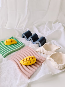[Online Exclusive] White Marble Seashells Set