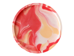 Lychee Rose - Round Marble