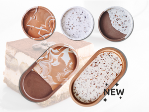 Tiramisu - Oblong Half Terrazzo